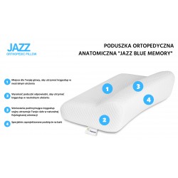 Poduszka pod głowę do spania ortopedyczna Jazz